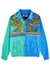 Baroque-print panelled shell jacket - Versace Jeans Couture