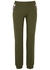 Army green stretch-cotton sweatpants - Moschino Underwear