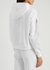 White logo hooded stretch-cotton sweatshirt - Moschino Underwear