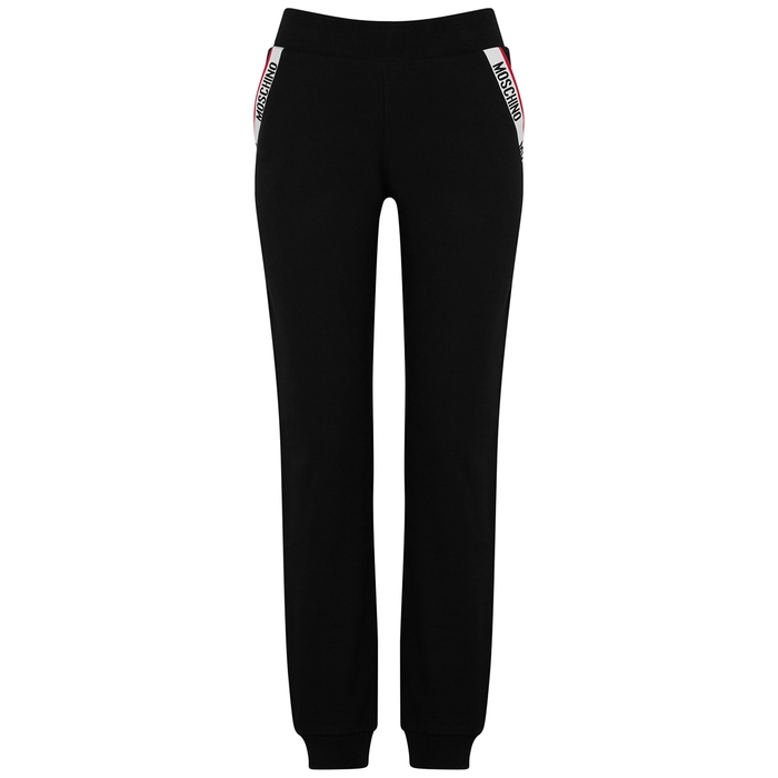 Moschino Underwear Black Logo Stretch-cotton Sweatpants