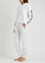 White logo stretch-cotton sweatpants - Moschino Underwear