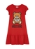 KIDS Red printed stretch-cotton dress  (10-14 years) - MOSCHINO