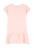 KIDS Pink printed stretch-cotton dress - MOSCHINO