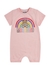 KIDS Pink logo cotton babygrow (Newborn-12 months) - MOSCHINO