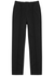 Black straight-leg woven trousers - AMI Paris
