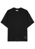 Black logo cotton T-shirt - AMI Paris