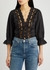 Louella black crochet-lace and cotton top - Free People