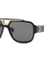 Black aviator-style sunglasses - Dolce & Gabbana
