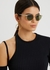 Riley Sun transparent round-frame sunglasses - Oliver Peoples