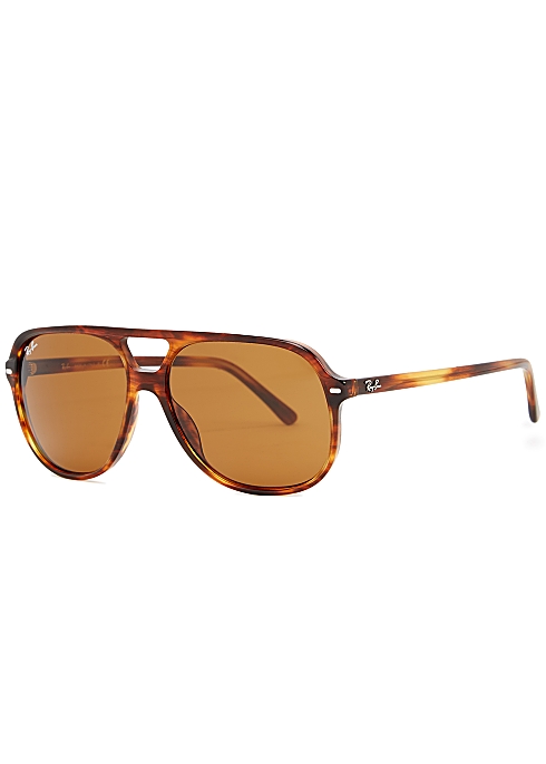 Ray-Ban Bill 56 tortoiseshell aviator-style sunglasses - Harvey Nichols