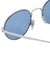 Silver-tone round-frame sunglasses - Ray-Ban