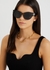 Dark grey cat-eye sunglasses - Versace