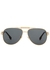 Gold-tone aviator-style sunglasses - Versace