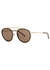 Gold-tone round-frame sunglasses - Dolce & Gabbana