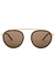 Gold-tone round-frame sunglasses - Dolce & Gabbana