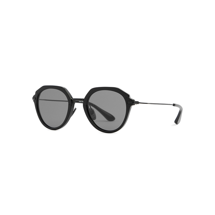 Prada Black Round-frame Sunglasses