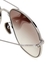 Silver-tone aviator-style sunglasses - Prada