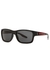 Black square-frame sunglasses - Prada Linea Rossa