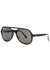 Powderhorn black aviator sunglasses - Ray-Ban
