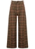 Shape Up checked cotton trousers - Free People