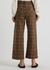 Shape Up checked cotton trousers - Free People