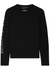 Saturna black logo-intarsia wool jumper - Canada Goose