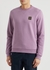 Lilac logo cotton sweatshirt - Belstaff