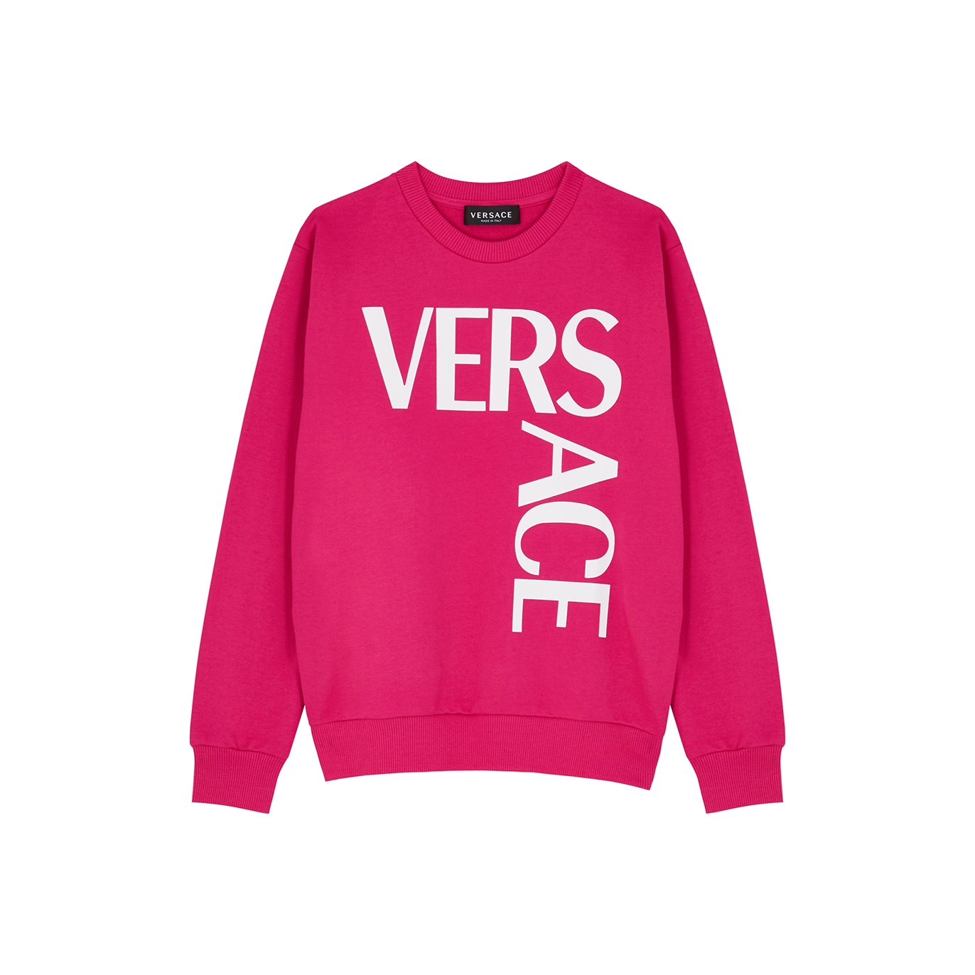 Versace Kids Pink Logo-print Cotton Sweatshirt (8-14+ Years) - 12 Years