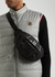 Black logo neoprene belt bag - Moncler