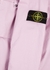 Lilac brushed stretch-cotton overshirt - Stone Island