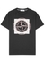 Grey logo-print cotton T-shirt - Stone Island