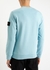 Light blue logo cotton sweatshirt - Stone Island