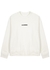 Off-white logo cotton sweatshirt - Jil Sander