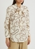 Remi chain-print stretch-silk blouse - Veronica Beard