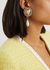Embellished gold-tone clip-on drop earrings - Alessandra Rich