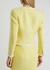 Yellow embellished tweed blazer - Alessandra Rich