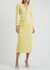 Yellow embellished tweed blazer - Alessandra Rich