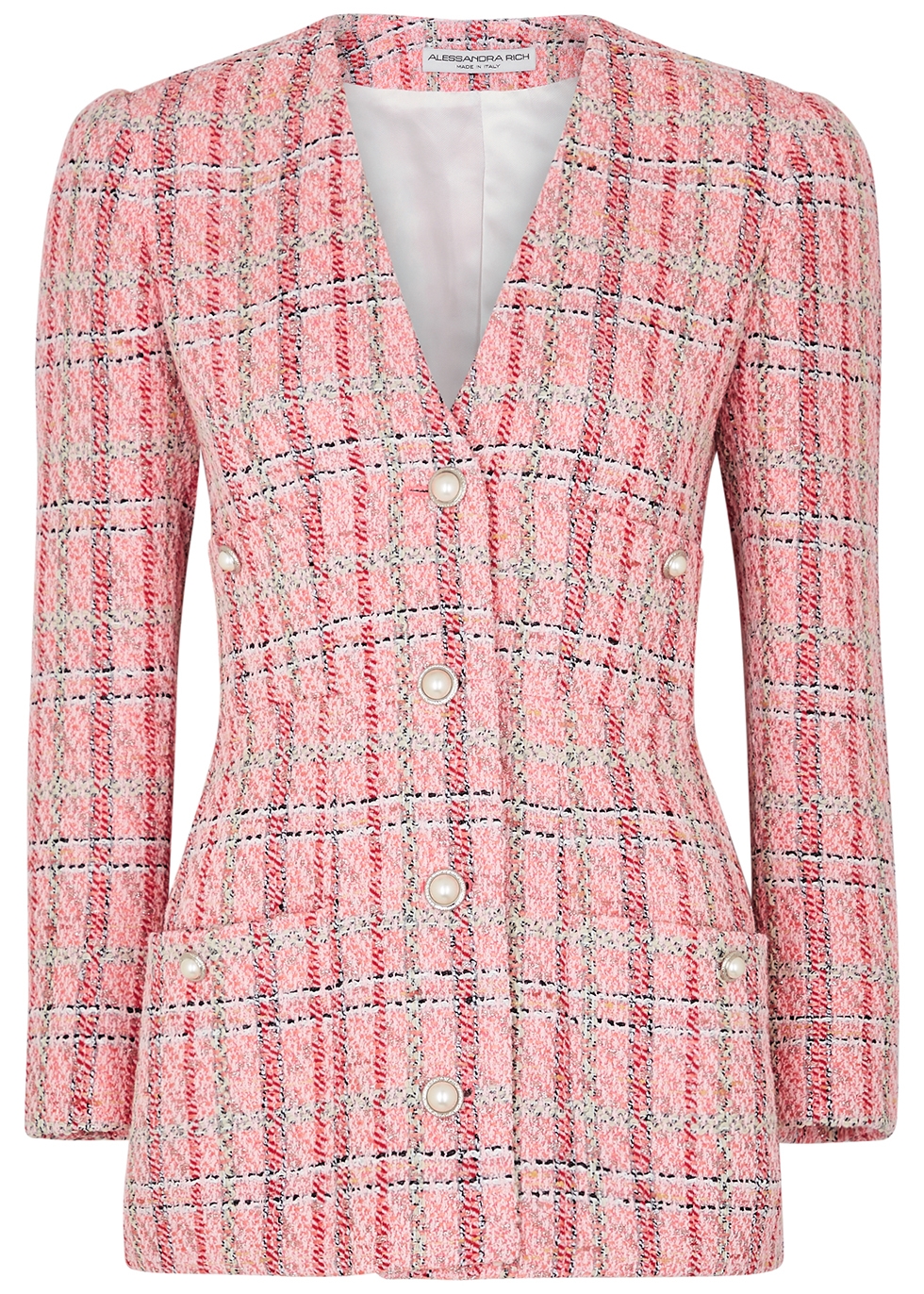 Alessandra Rich Floral-print silk-jacquard dress - Harvey Nichols