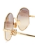 Gold-tone oversized sunglasses - Loewe