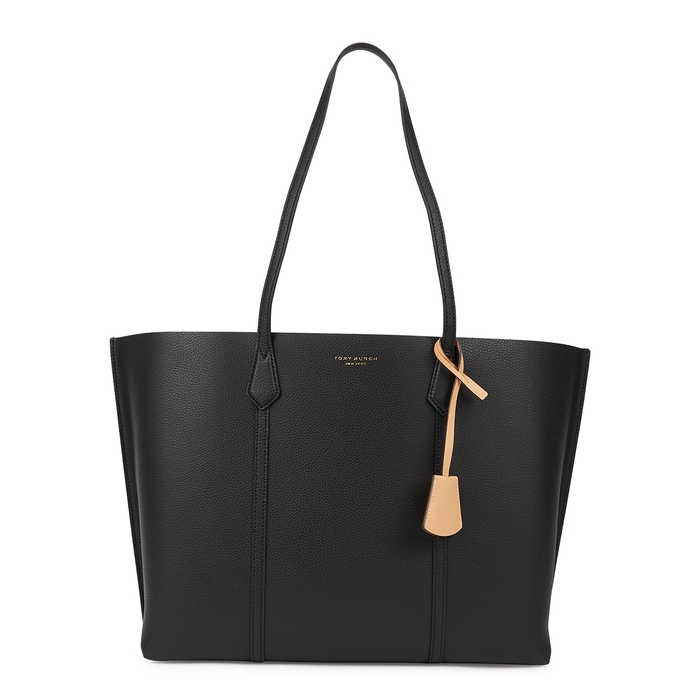 Tory Burch Perry Black Leather Tote