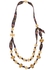 Roxanne ribbon and gold-plated necklace - Tory Burch