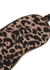 Sleepover leopard-print jersey eye mask set - LOVE STORIES