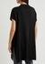 Black knitted cotton-blend top - EILEEN FISHER