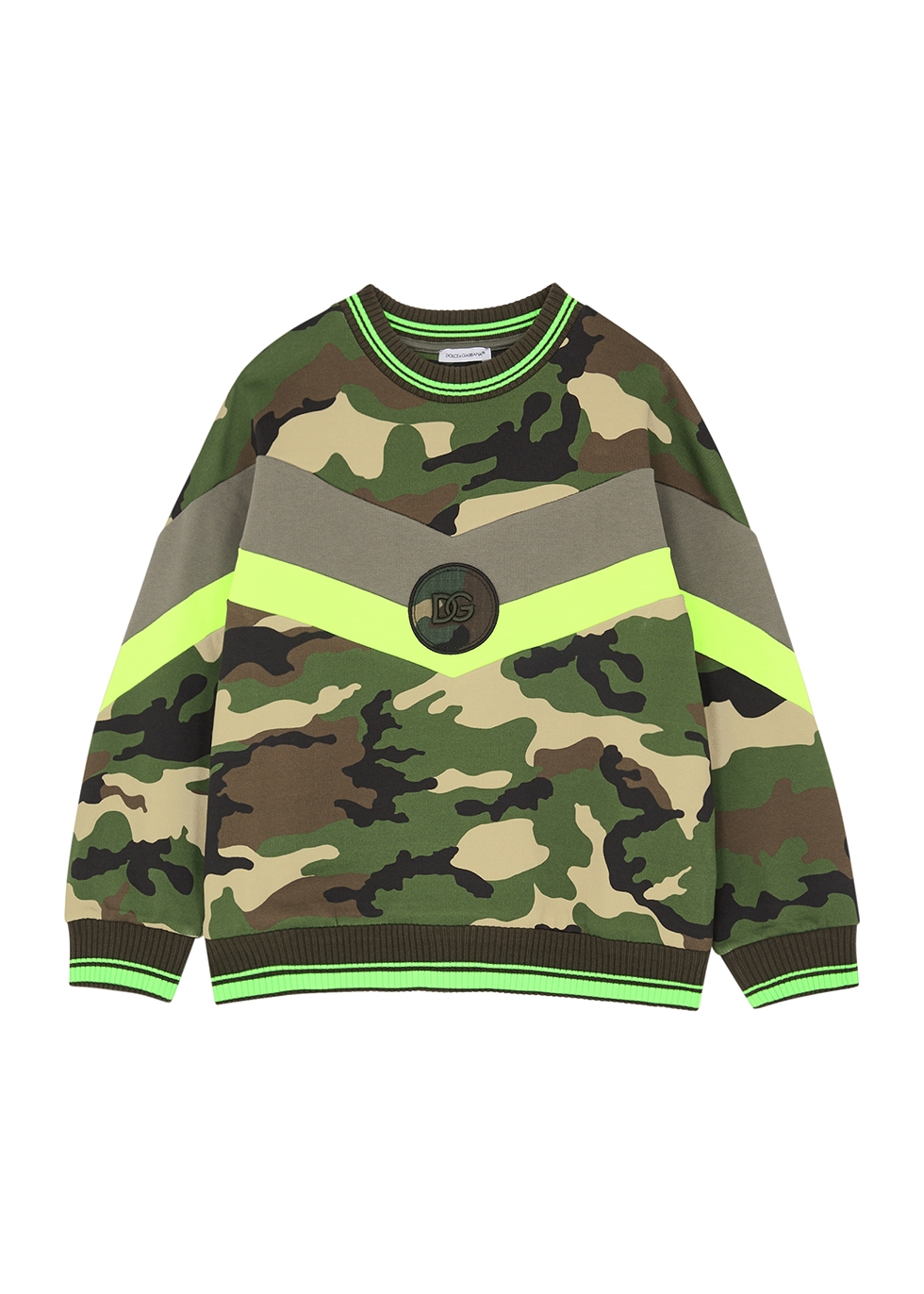 KIDS Camouflage-print logo cotton sweatshirt (4-6 years)
