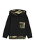 KIDS Black panelled hooded jersey sweatshirt (4-6 years) - Dolce & Gabbana