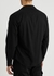 Black cotton gabardine shirt - C.P. Company
