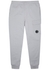 Diagonal Raised grey cotton sweatpants - C.P. Company