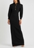 Black wool maxi dress - Saint Laurent