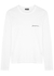 Le T-shirt Manches Longues white cotton top - Jacquemus