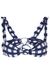 Le Mailott Vichy gingham bikini top - Jacquemus